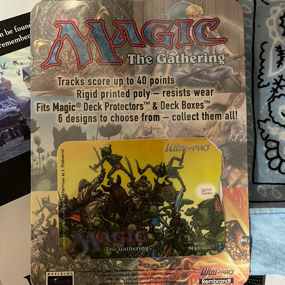 Magic the gathering scorecard Retro